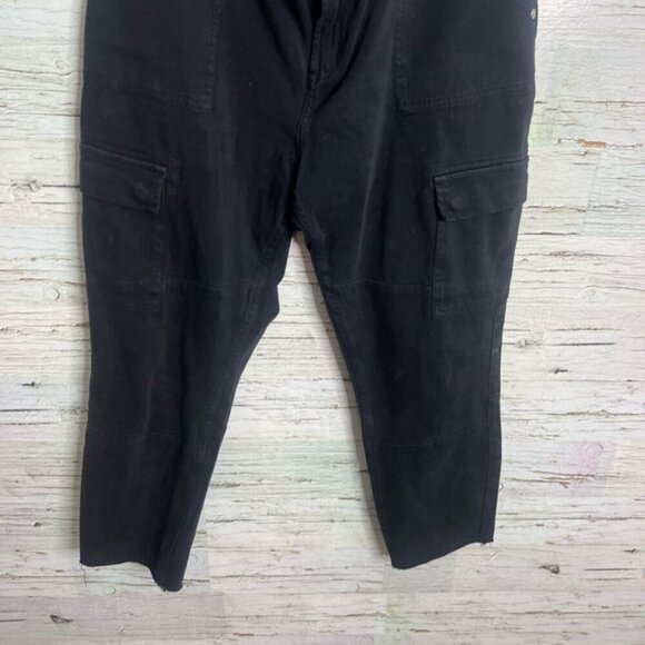 Silver Jeans skinny Cargo Pants Black Size 34 - Picture 2 of 7